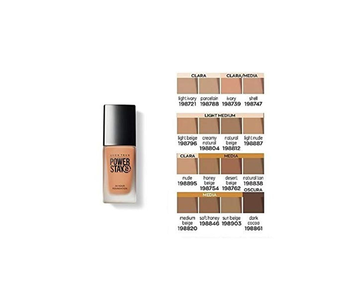 Belleza Base de Maquillaje Avon True Powerstay 24 horas 16 tonos