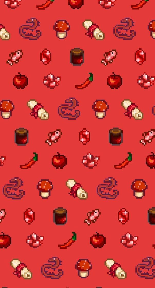 Social Red Wallpaper Stardew