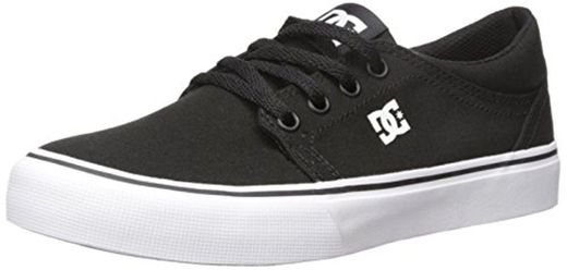 DC Shoes Trase TX-Low-Top Shoes for Boys, Zapatillas de Skateboard Niños, Black