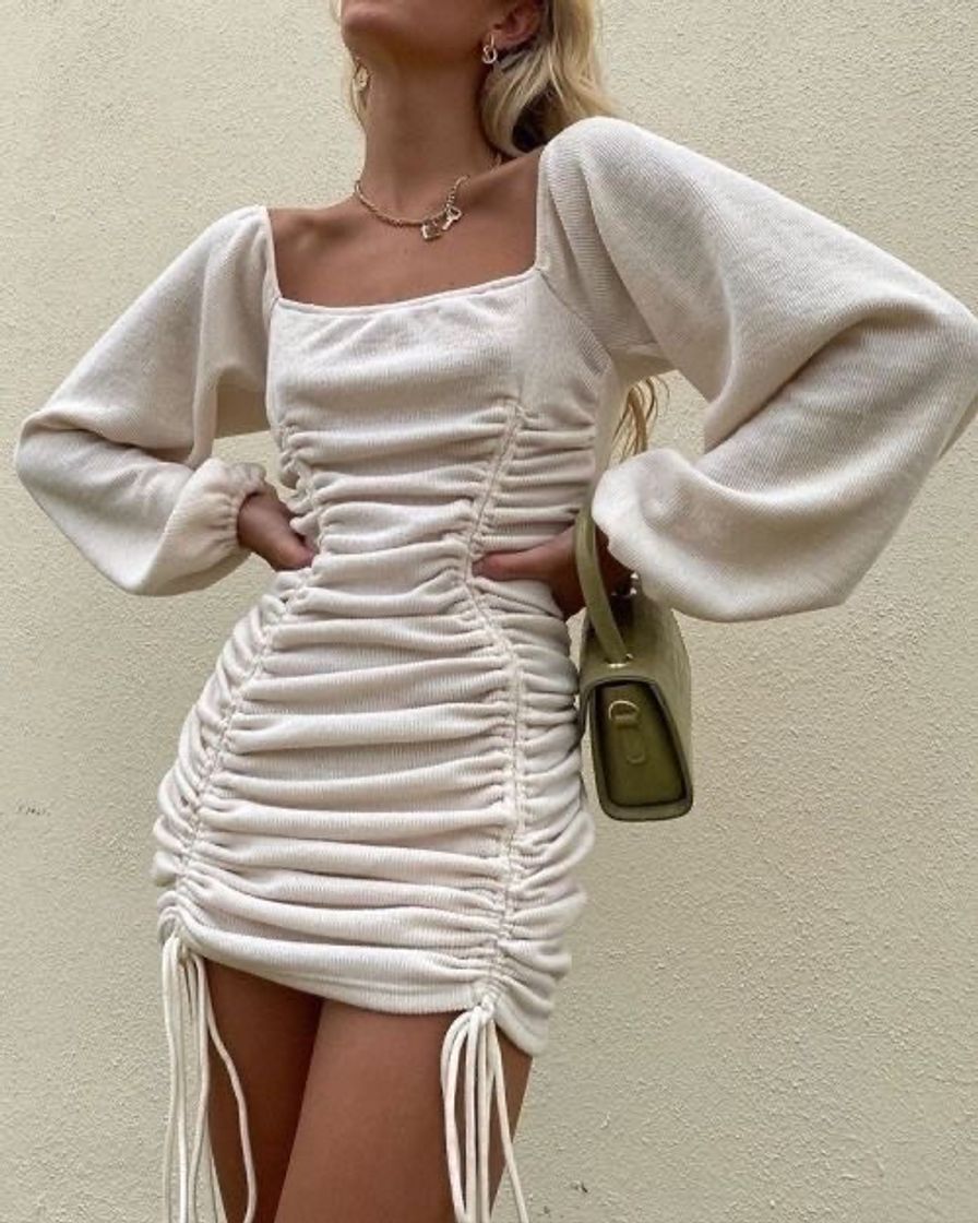 Fashion off white dress