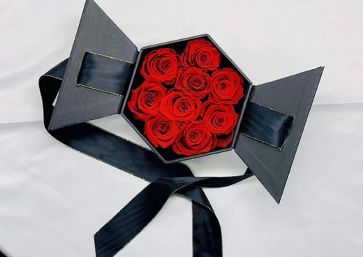Caja de rosas para san valentin 
