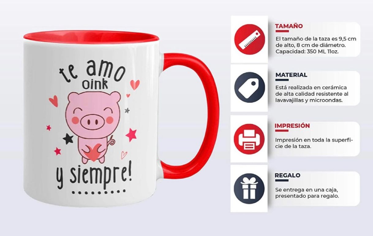 Moda Taza de san valentin 