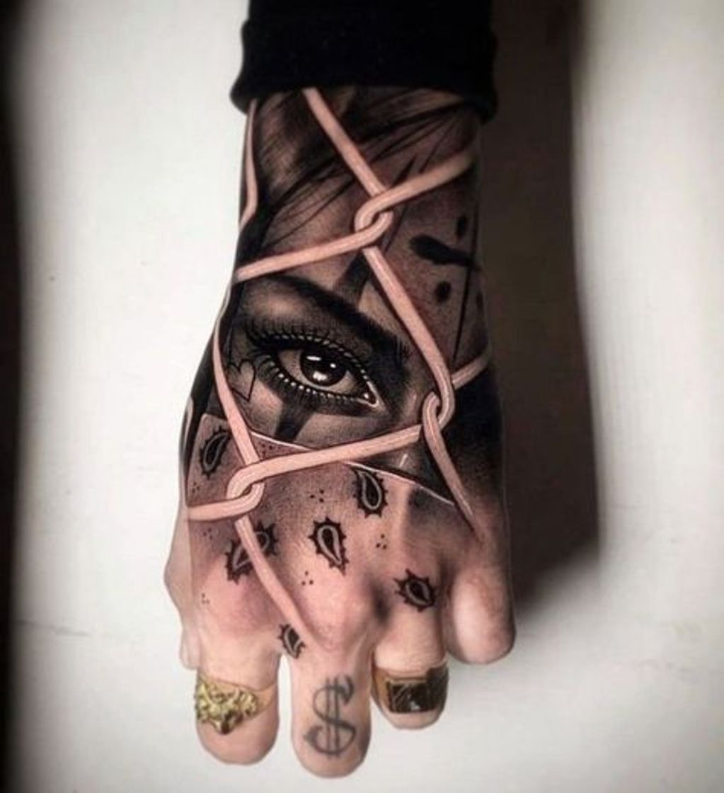 Fashion Tatuagem na mão 