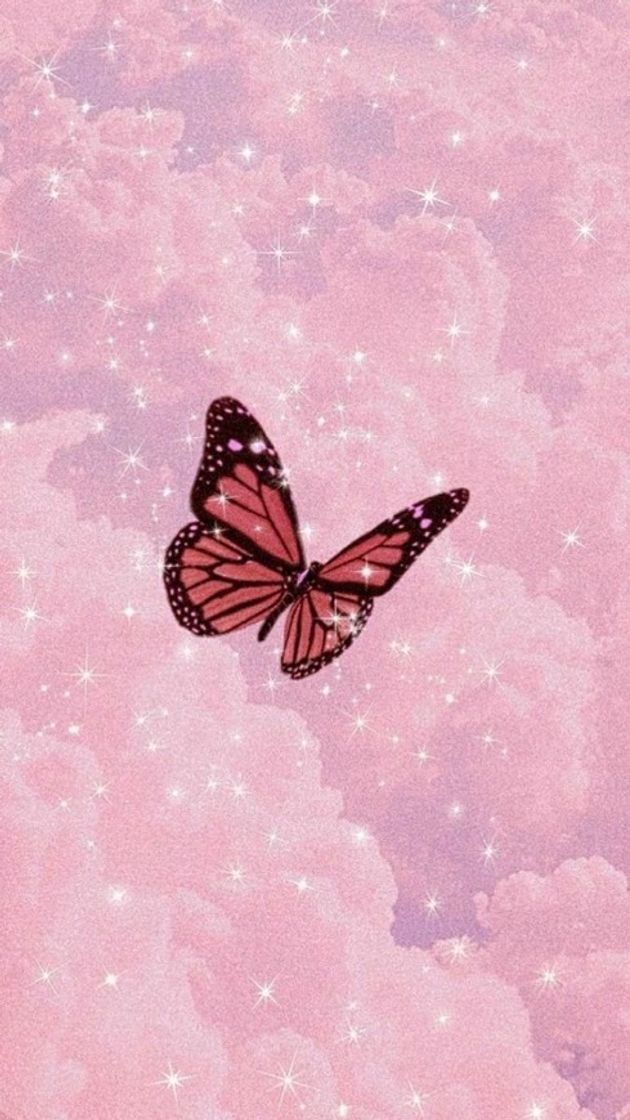 Fashion Wallpaper pink butterfly