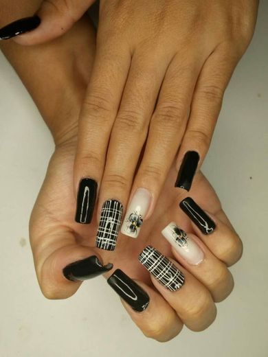 Gel na tips black