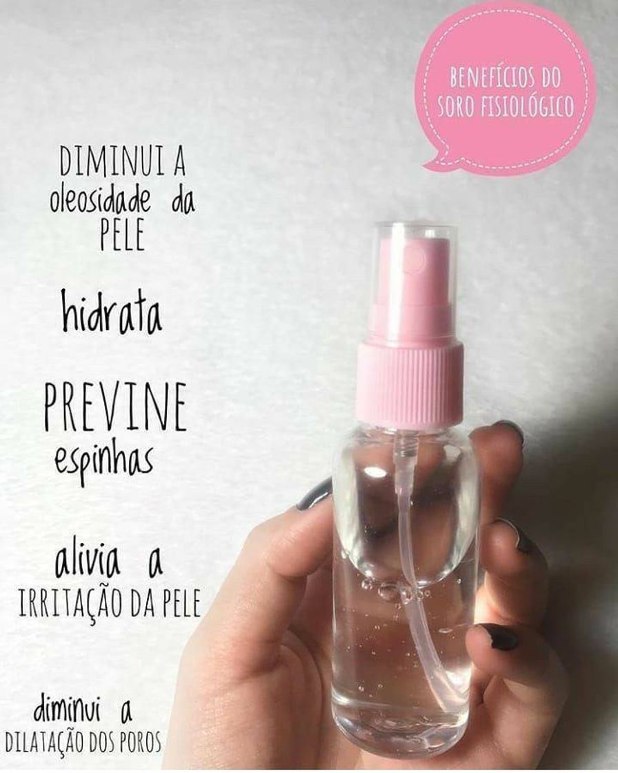 Moda Benefícios do soro fisiológico