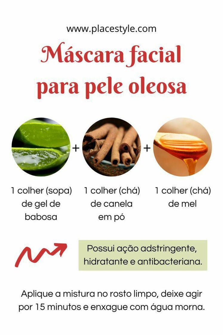 Moda Máscara facial pra pele oleosa