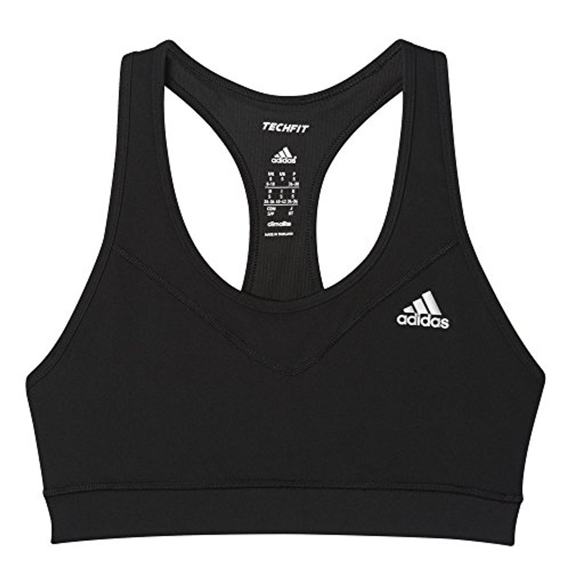 Fitness adidas TF Solid Sujetador, Mujer,