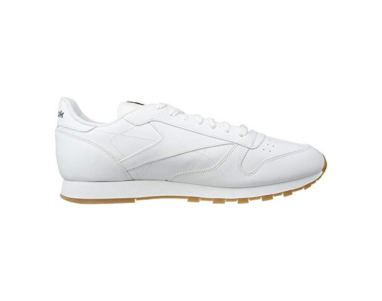 Moda Reebok Classic Leather - Zapatillas de cuero para hombre, color blanco