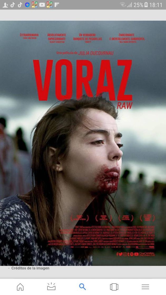 Película Película: Raw / Voraz