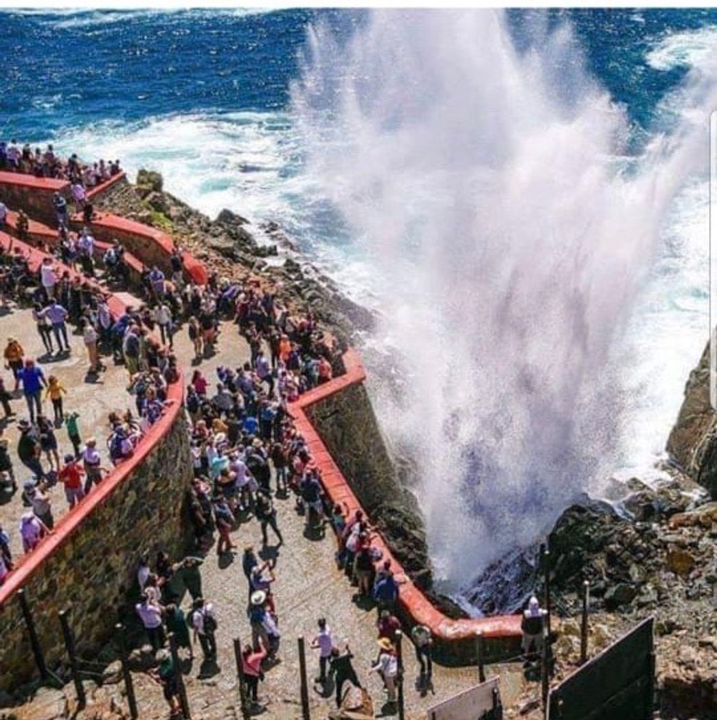 Lugar La Bufadora Ensenada BC Mexico