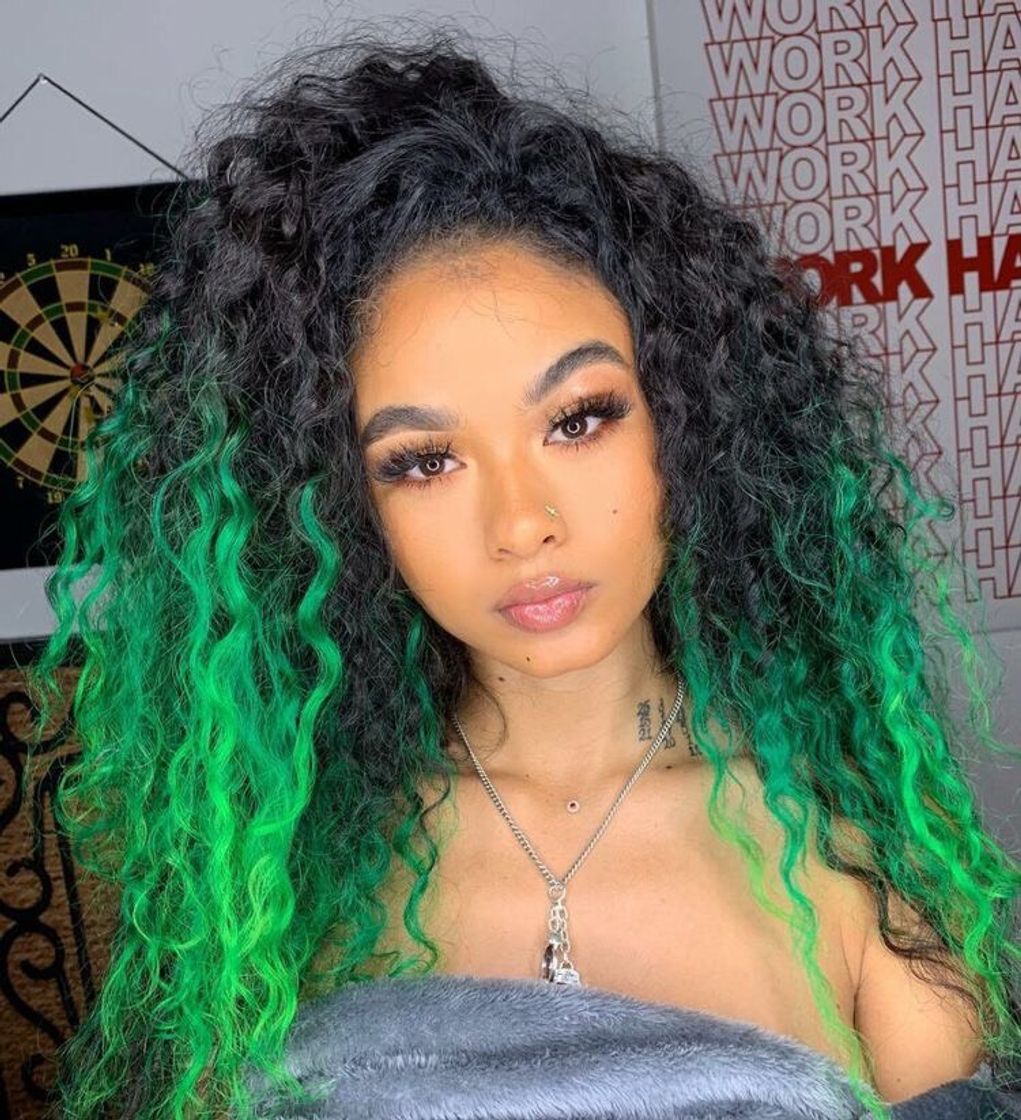 Fashion Cabelo verde💚