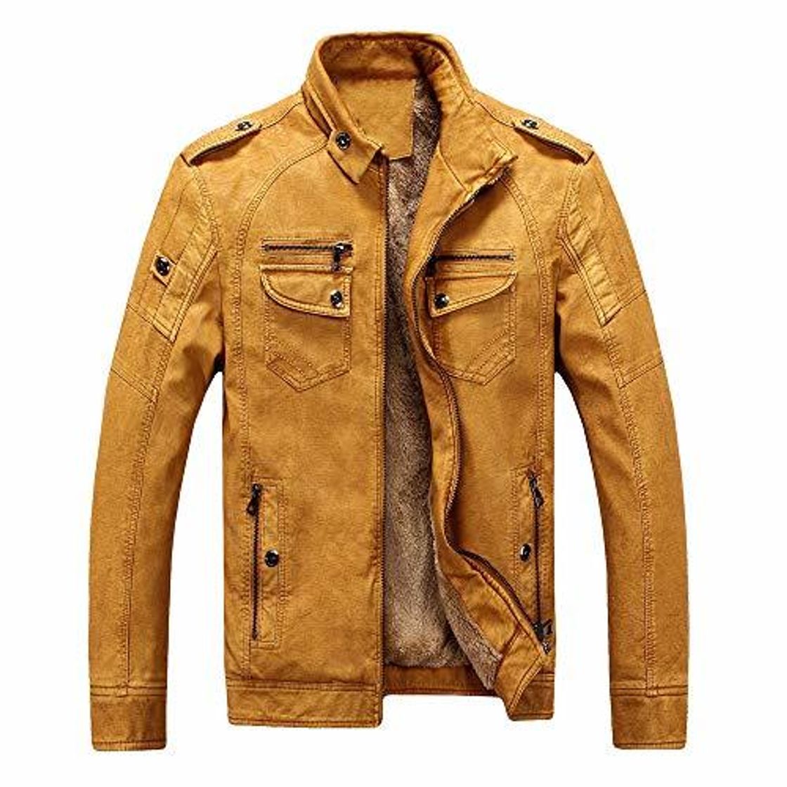Social Abrigo de algodón de Hombre BBestseller Sweatshirt Cazadora Color Sólido Cremallera Manga