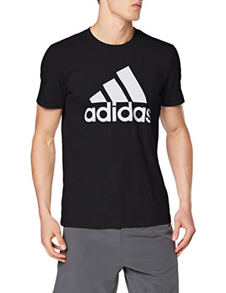 Moda adidas Most Haves Badge of Sports TS M Camiseta, Hombre, Negro