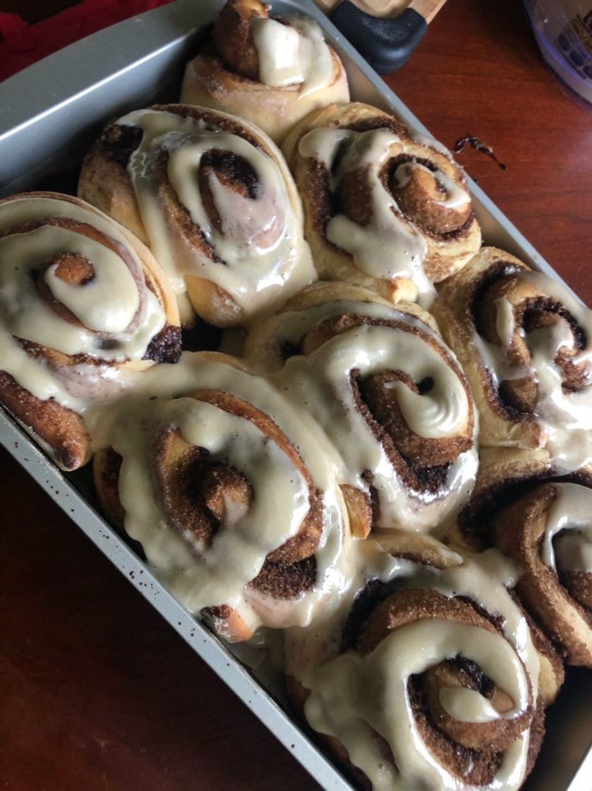 Fashion Rollos de canela estilo Cinnabon Deliciosos🖤