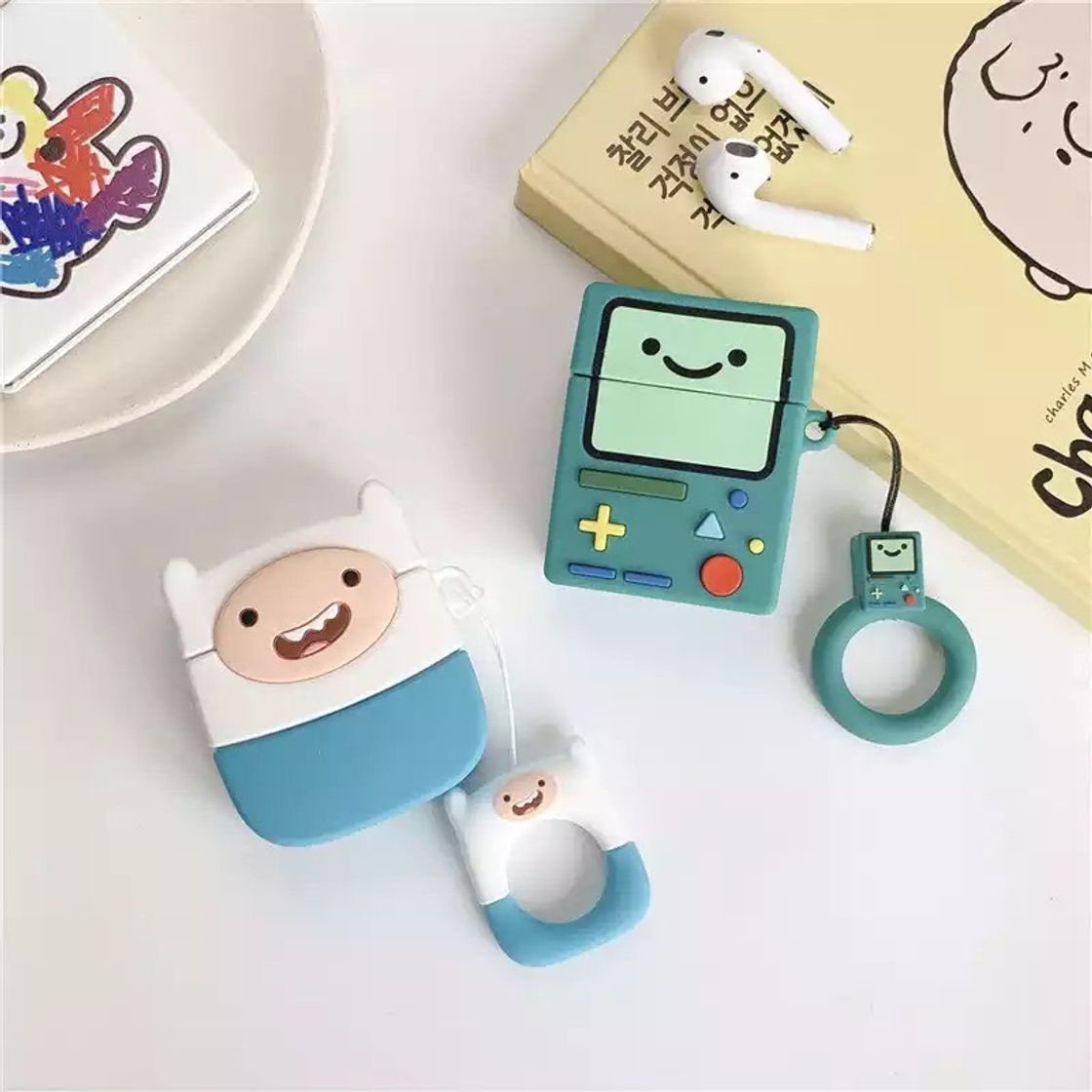 Fashion Funda Airpods Finn y Jake