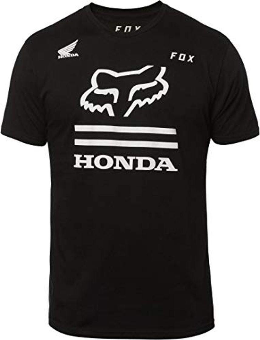 Moda Fox Racing x Honda Men's Honda Premium Short Sleeve T Shirt Black