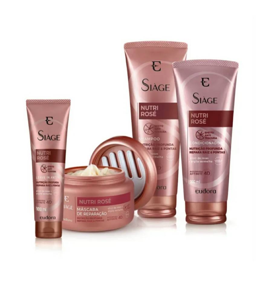 Fashion Kit Siage Rose Eudora para cabelos: Perfeito super recomendo