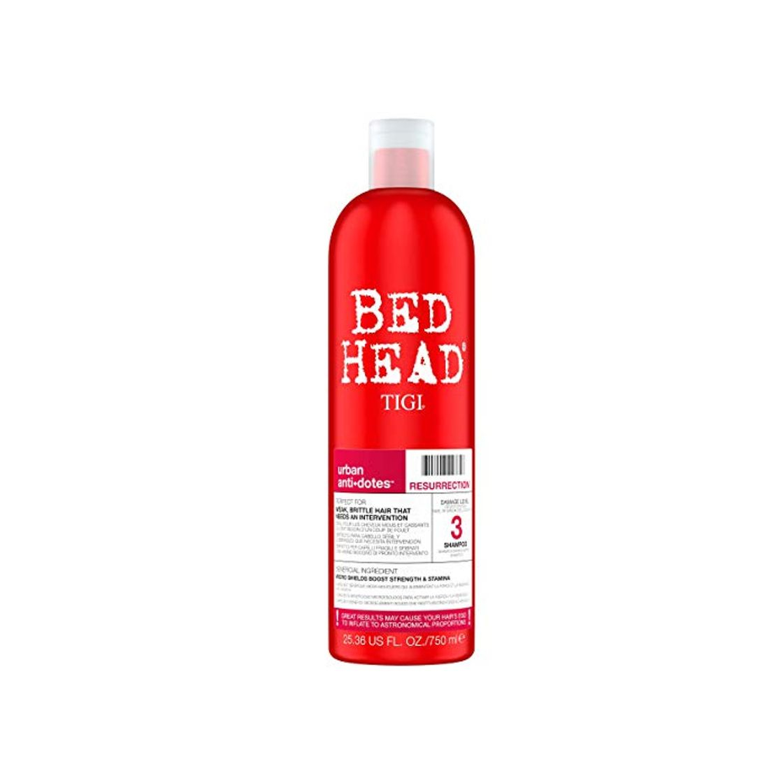 Social Bed Head by TIGI Champú Resurrection Urban Antidotes 750 ml