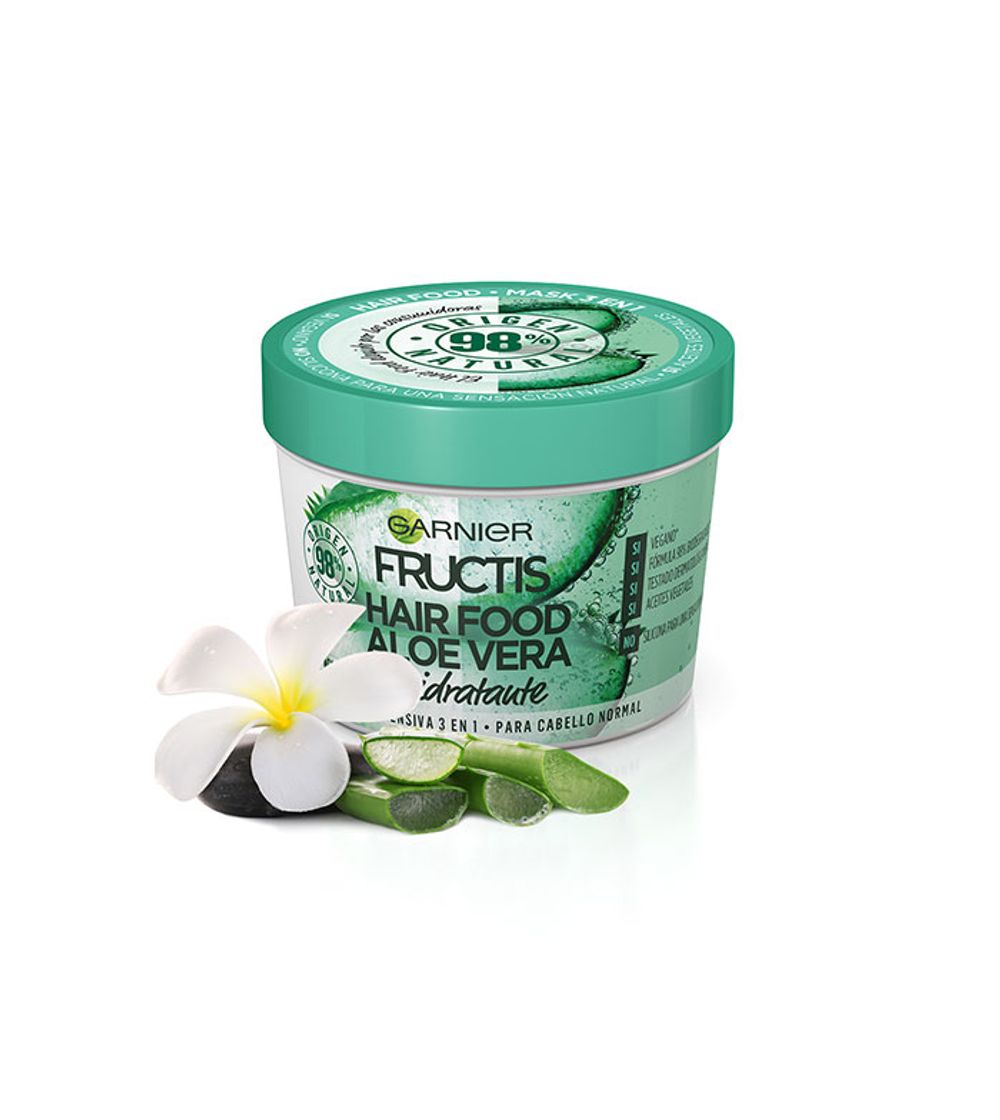 Belleza Garnier Fructis Hair Food - Máscara multiusos con aloe