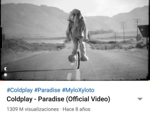 Coldplay - Paradise (Official Video) - YouTube