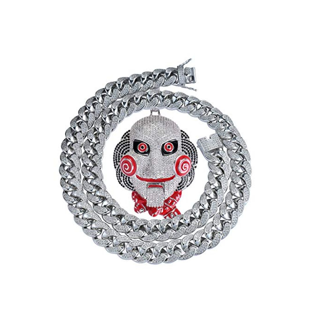 Products MoCa Jewelry Hip Hop Iced Out Bling 6ix9ine - Cadena bañada en