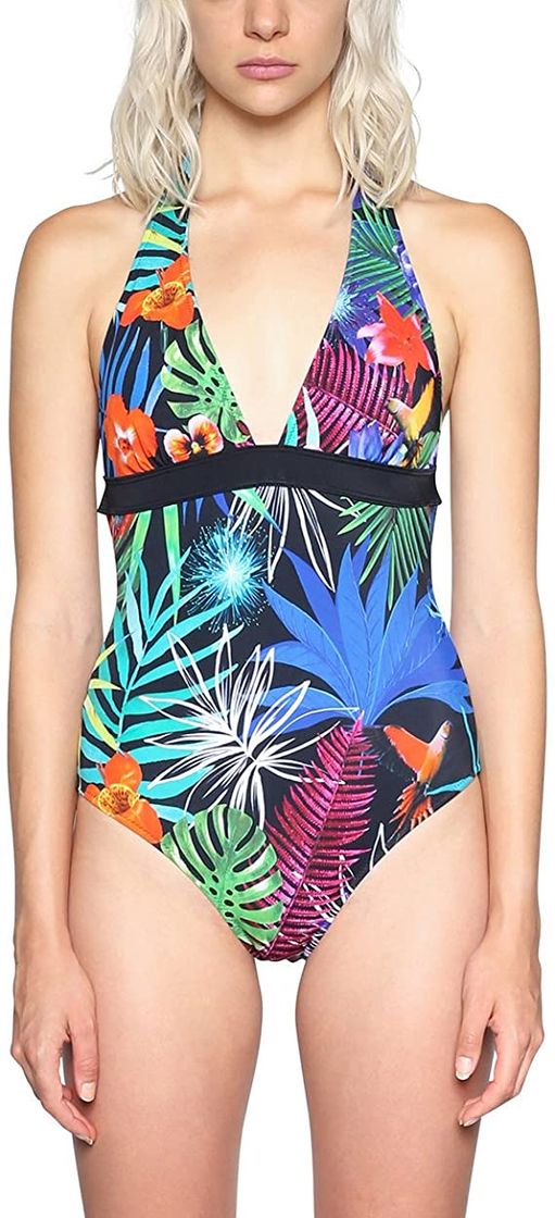 Moda Desigual Biki_Emma Trikini, Negro