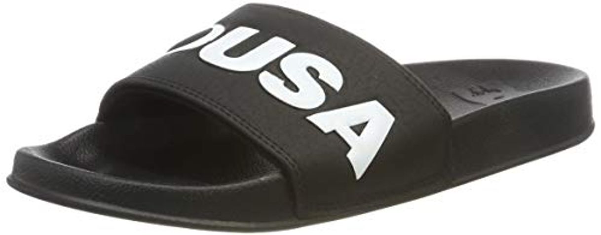 Moda DC Shoes DC Slide, Zapatos de Playa y Piscina para Hombre, Negro