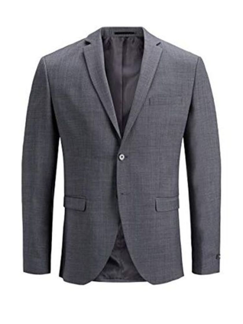 Fashion Jack & Jones Jprsolaris Blazer Noos Chaqueta de Traje, Gris