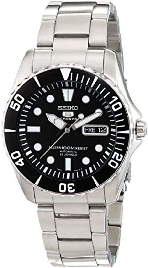Social Seiko Reloj Analógico Automático para Hombre con Correa de Acero Inoxidable – SNZF17K1