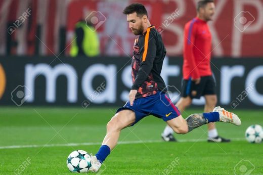 Jugador de Barcelona Lionel Messi 