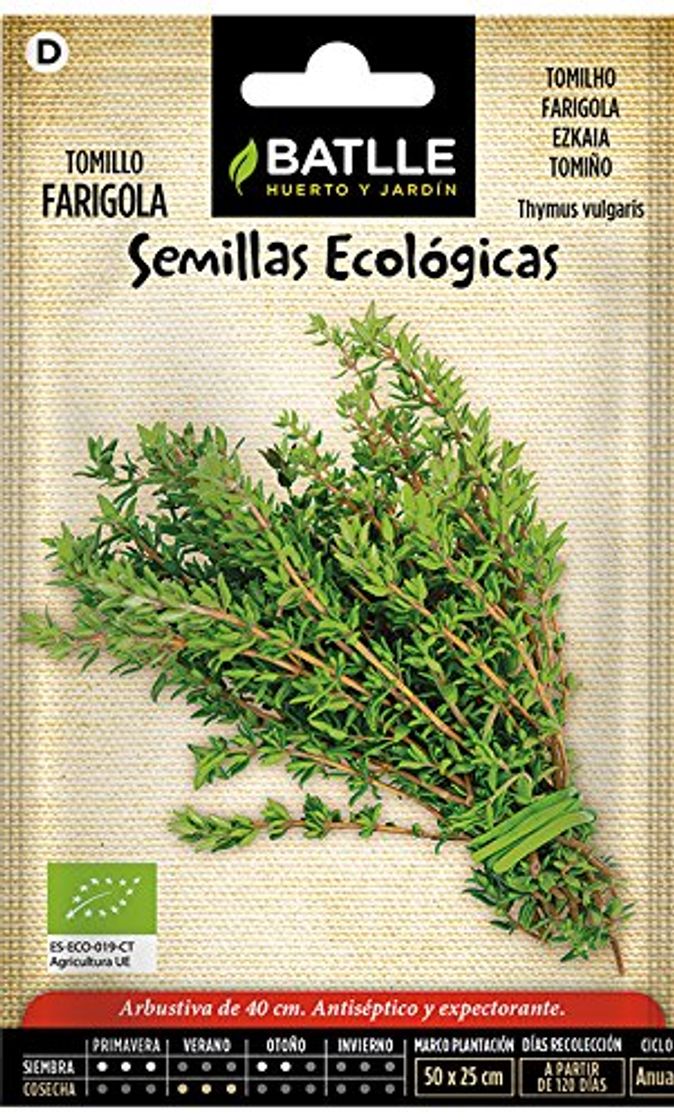 Product Semillas Ecológicas Aromáticas