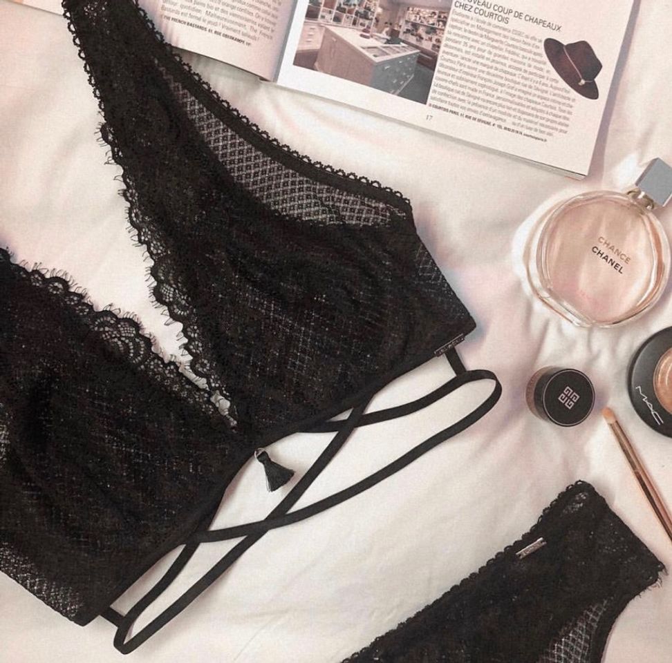 Social Bralette Skiny Black 