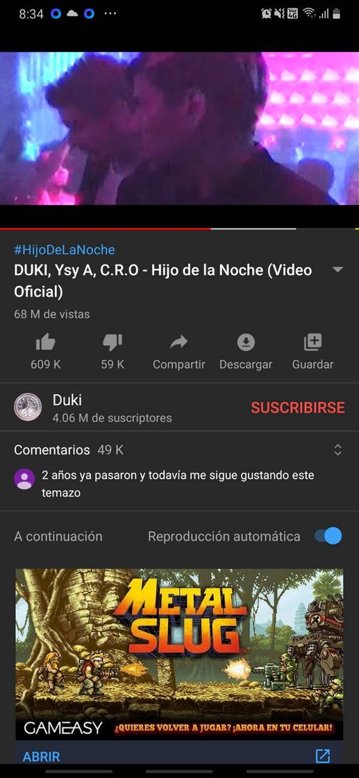 Music Cancion de duki llamada hijos de la noche