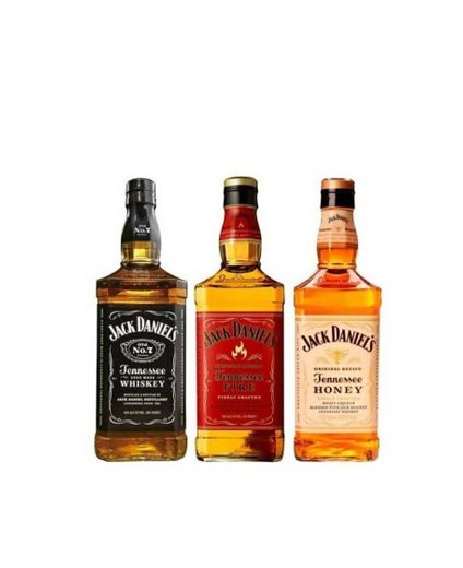 Kit Whisky Jack Daniels 1 Litro Honey - Fire - Old N7
