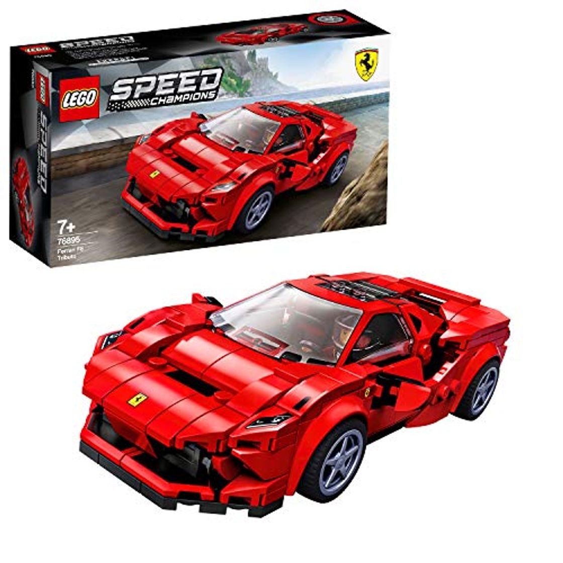 Social LEGO Speed Champions - Ferrari F8 Tributo, Set de Construcción de Coche