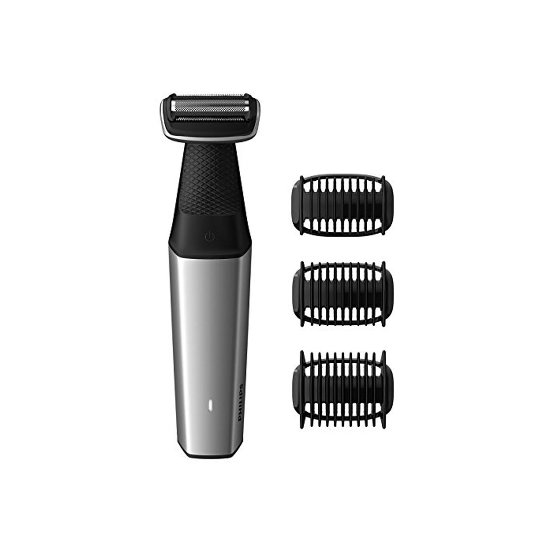 Social Philips Serie 5000 BG5020/15 - Afeitadora Corporal Apta para la Ducha con 3 Peines-Guia y Mango