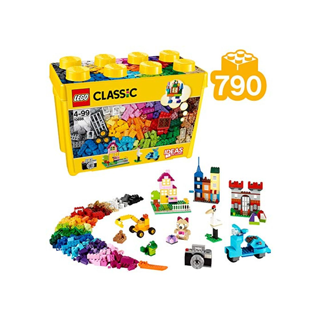 Social LEGO Classic - Caja de ladrillos creativos grande, Set de Construcción con