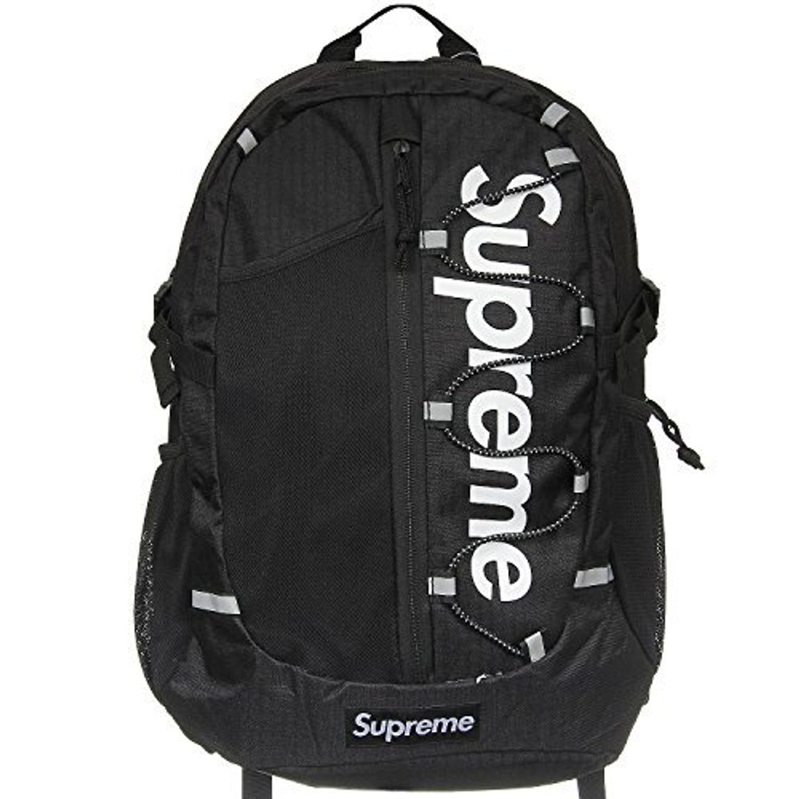 Social Supreme Italia - Mochila de Senderismo, Color Negro