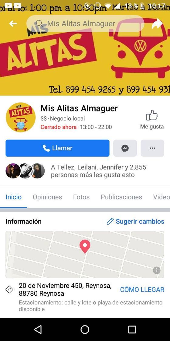 Restaurants Mis Alitas Almaguer