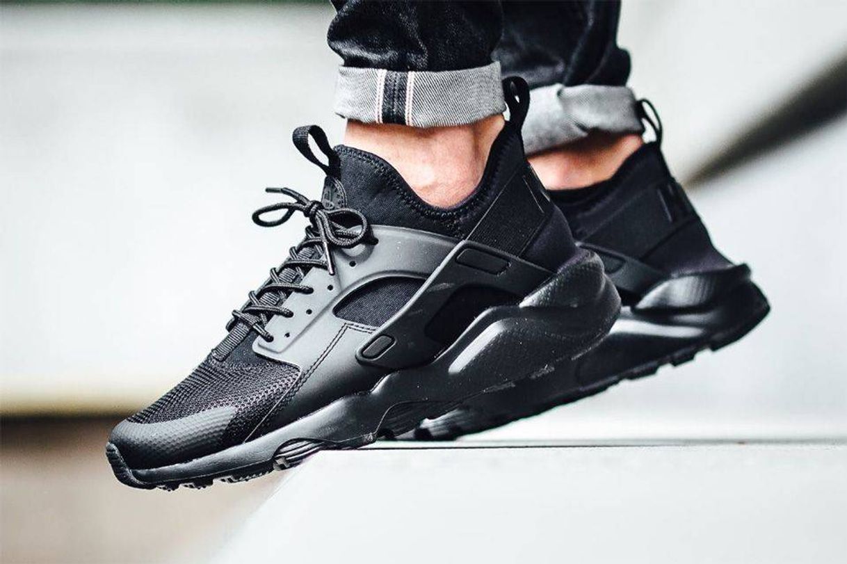 Moda Nike air huarache ultra negro 