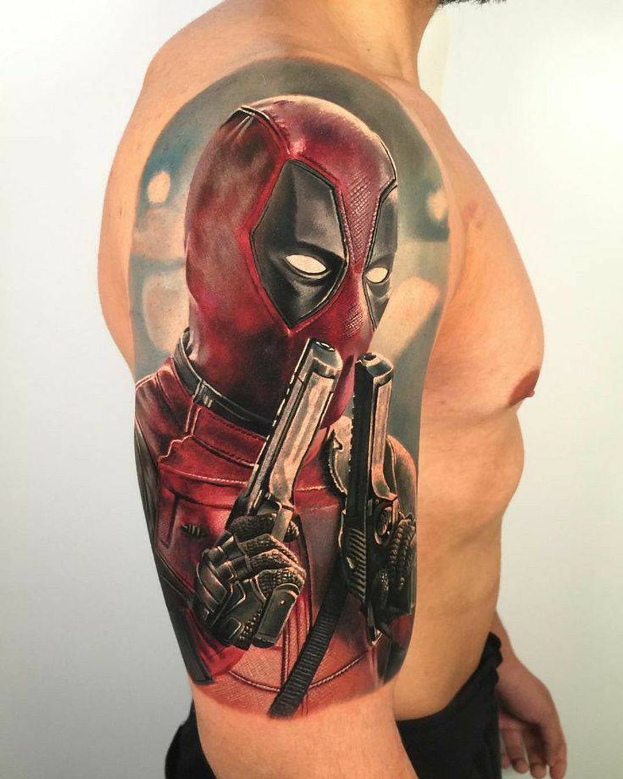 Fashion Deadpool Tattoo