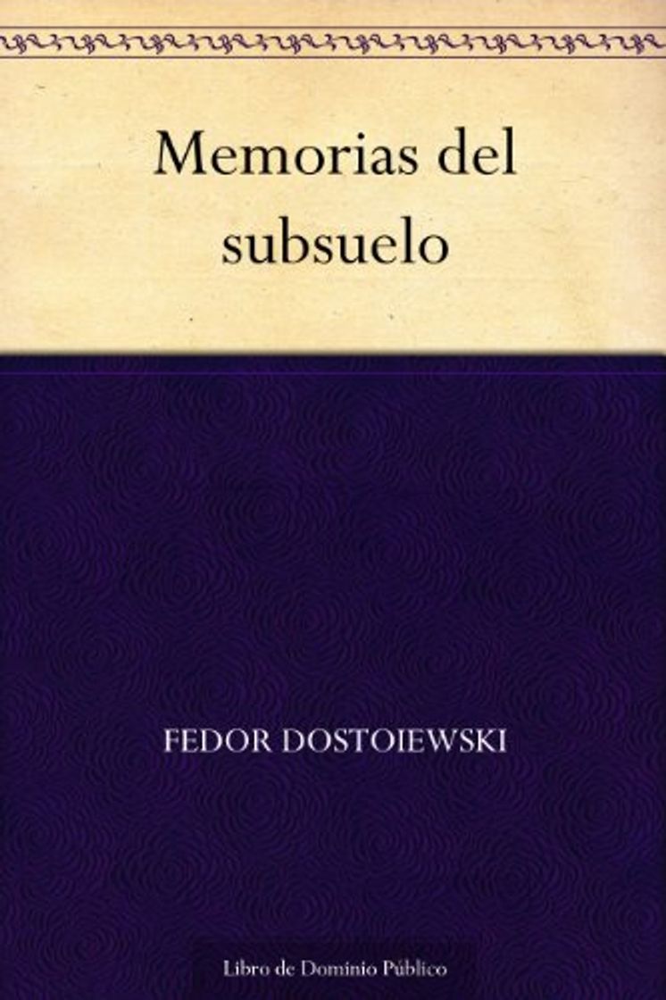 Book Memorias del subsuelo