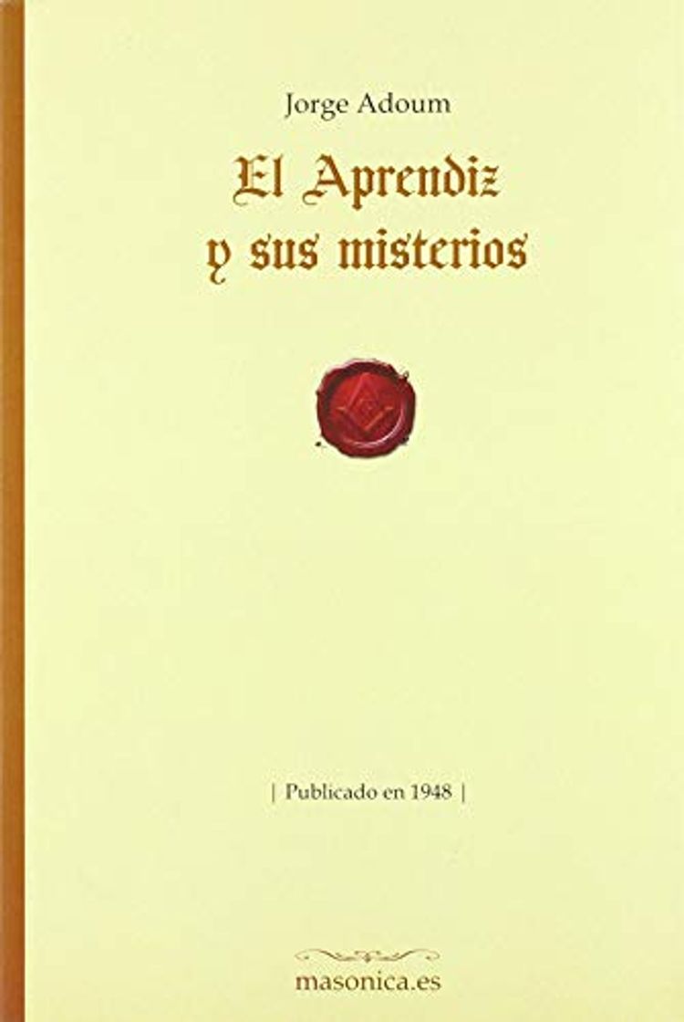 Book El Aprendiz y sus misterios: Publicado en 1948