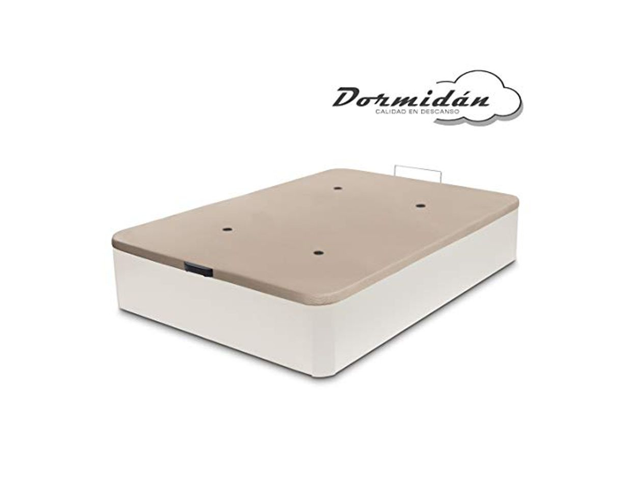 Product Dormidán - Canapé abatible de Gran Capacidad con Esquinas Redondeadas en Madera,