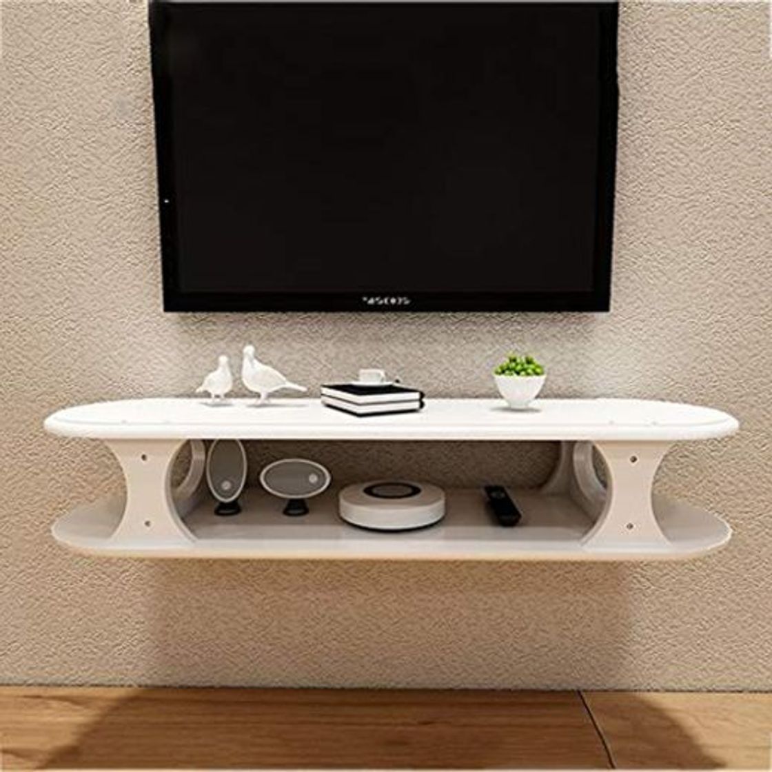 Products RENJUN Armazón de pared Mueble de TV Rack de TV Estante para decodificador de TV Unidad de almacenamiento de la consola de TV Estante de rack de almacenamiento Caja de cable de DVD flotante Estante de