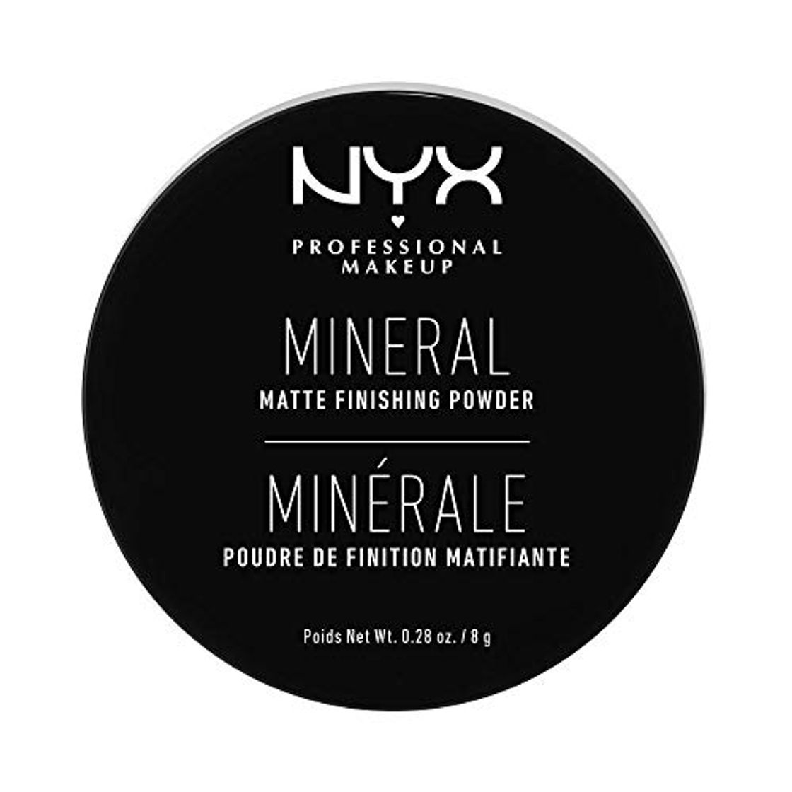 Belleza NYX Professional Makeup Polvos fijadores Mineral Finishing Powder, Polvos sueltos, Acabado mate,