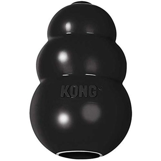 KONG - Extreme - Juguete de robusto caucho natural negro - Para