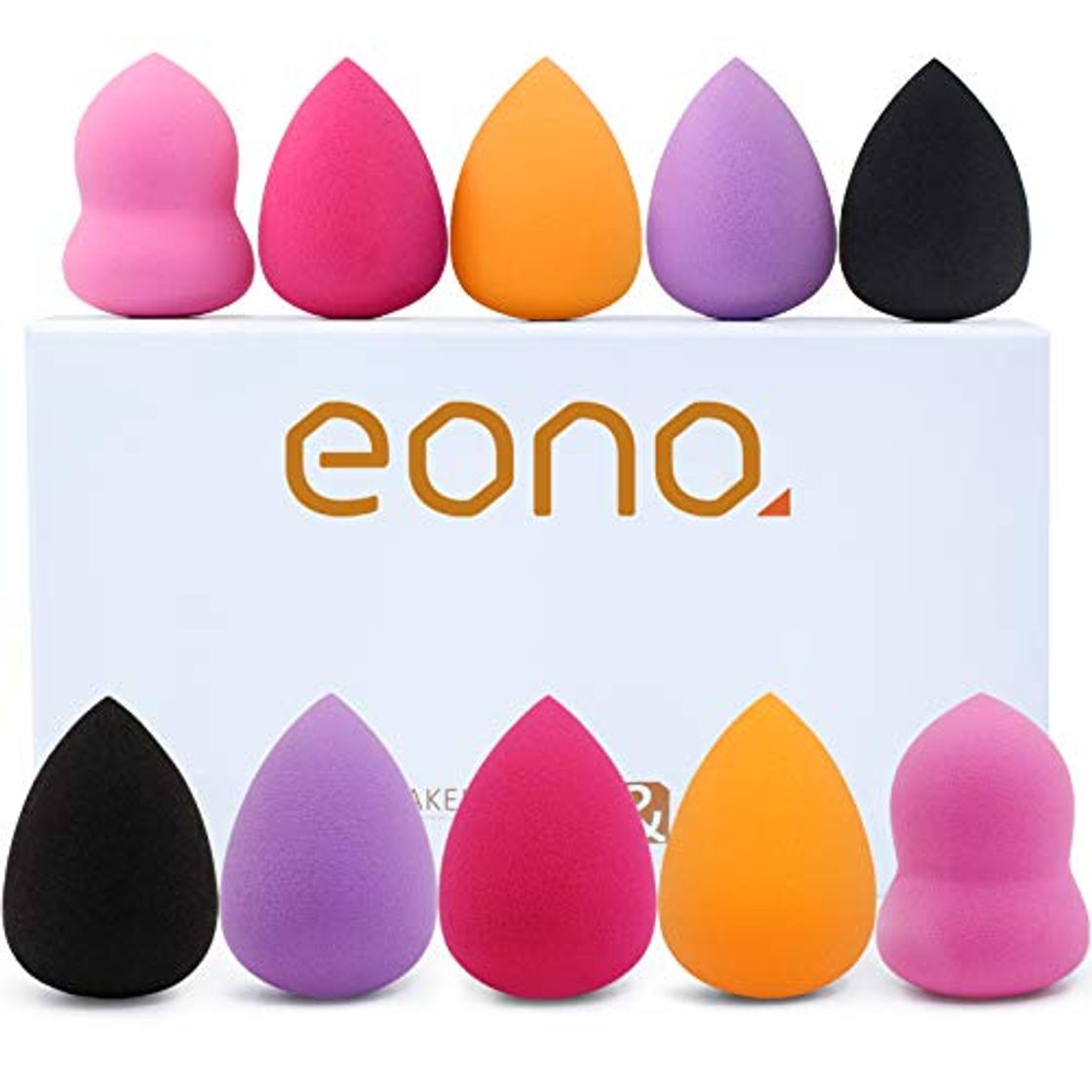 Producto EONO Essential 10 Piezas Set de Esponjas de Maquillaje