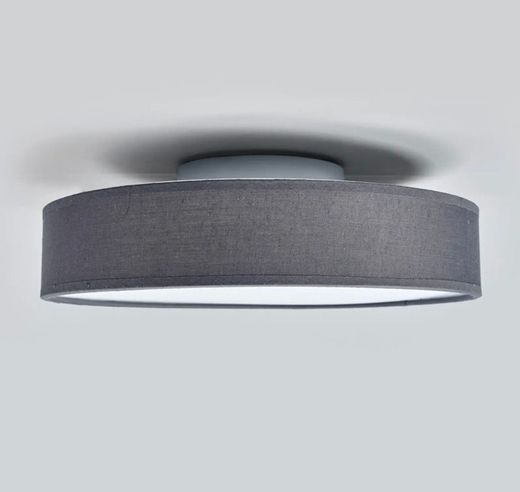 Compra Lámpara de techo LED de tela Saira, 30 cm, gris 